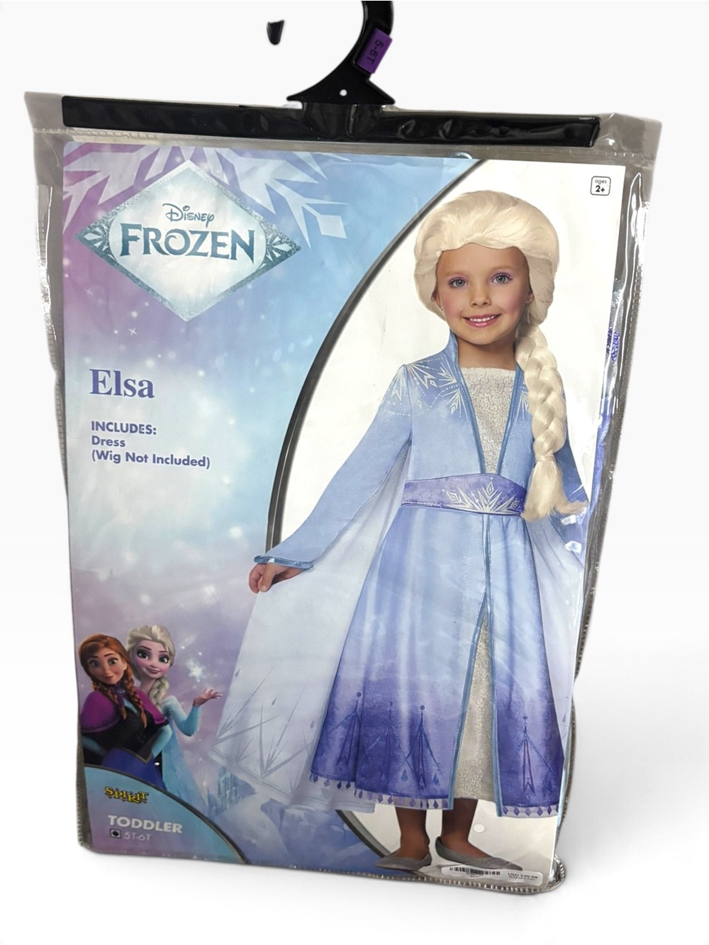 Spirit Disney Frozen Elsa Toddler Costume - Light Blue, Lavender Size 5-6T